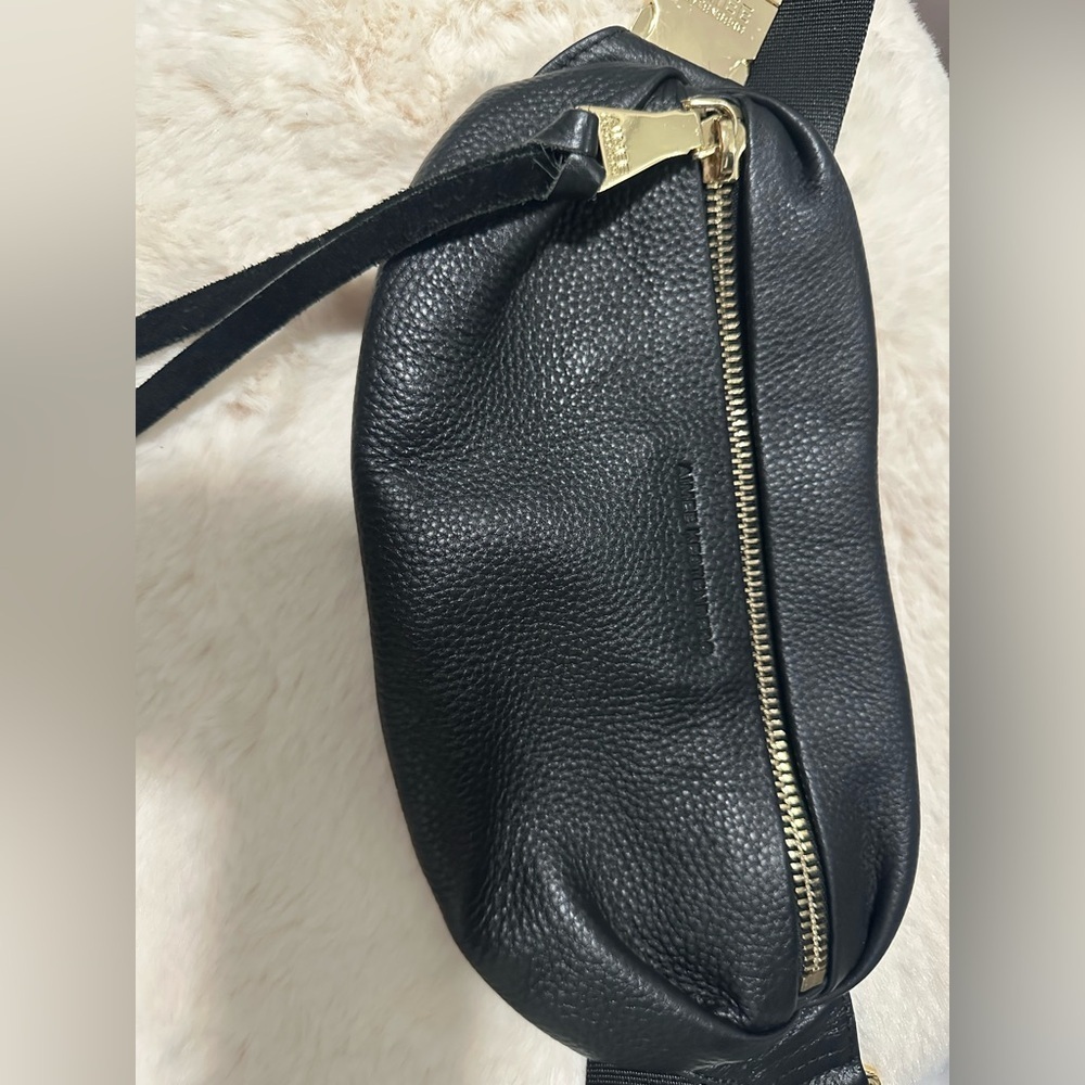 Aimee Kestenberg Black Leather Crossbody Bag